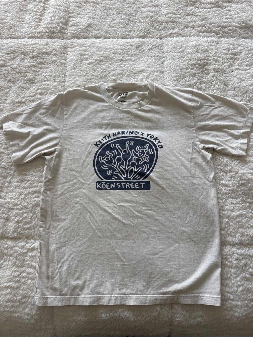 Keith Haring Koen Street Graphic White T-Shirt